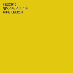 #E2C910 - Ripe Lemon Color Image