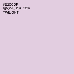 #E2CCDF - Twilight Color Image