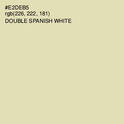 #E2DEB5 - Double Spanish White Color Image