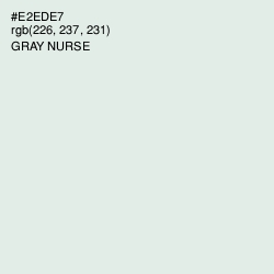 #E2EDE7 - Gray Nurse Color Image