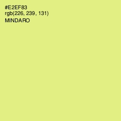 #E2EF83 - Mindaro Color Image