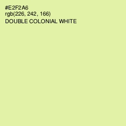 #E2F2A6 - Double Colonial White Color Image