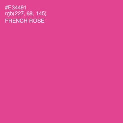 #E34491 - French Rose Color Image