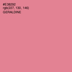 #E38292 - Geraldine Color Image