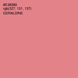 #E38389 - Geraldine Color Image