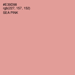#E39D98 - Sea Pink Color Image