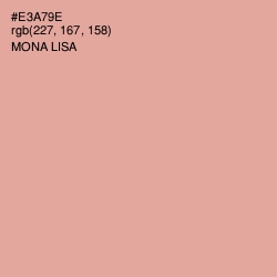 #E3A79E - Mona Lisa Color Image