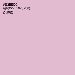 #E3BBD0 - Cupid Color Image