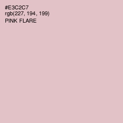 #E3C2C7 - Pink Flare Color Image