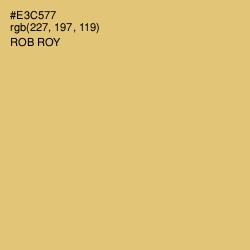 #E3C577 - Rob Roy Color Image
