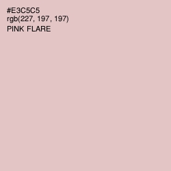 #E3C5C5 - Pink Flare Color Image