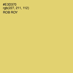 #E3D370 - Rob Roy Color Image