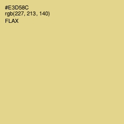 #E3D58C - Flax Color Image