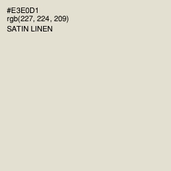 #E3E0D1 - Satin Linen Color Image
