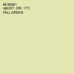 #E3E6B1 - Fall Green Color Image