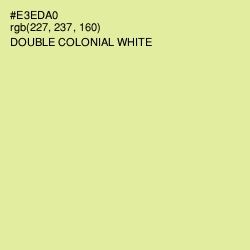 #E3EDA0 - Double Colonial White Color Image