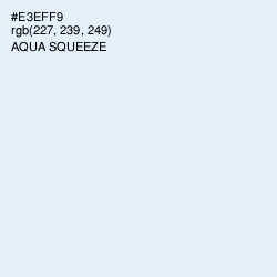 #E3EFF9 - Aqua Squeeze Color Image