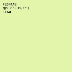 #E3F4AB - Tidal Color Image