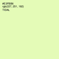 #E3FBB6 - Tidal Color Image