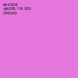 #E476DE - Orchid Color Image