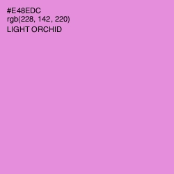 #E48EDC - Light Orchid Color Image