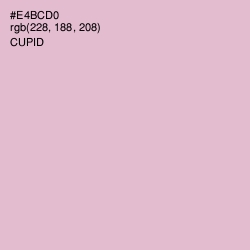 #E4BCD0 - Cupid Color Image