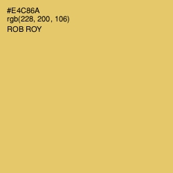 #E4C86A - Rob Roy Color Image