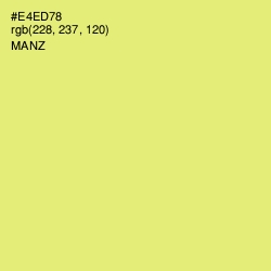 #E4ED78 - Manz Color Image