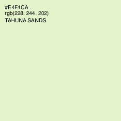 #E4F4CA - Tahuna Sands Color Image
