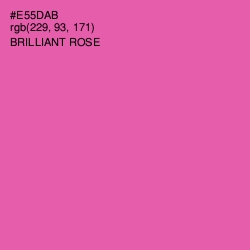 #E55DAB - Brilliant Rose Color Image