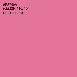 #E5749A - Deep Blush Color Image