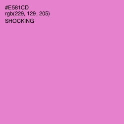 #E581CD - Shocking Color Image