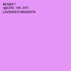 #E595F7 - Lavender Magenta Color Image