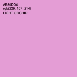 #E59DD6 - Light Orchid Color Image