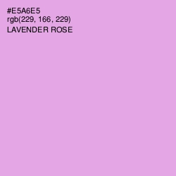 #E5A6E5 - Lavender Rose Color Image