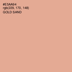 #E5AA94 - Gold Sand Color Image