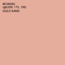#E5AD9C - Gold Sand Color Image
