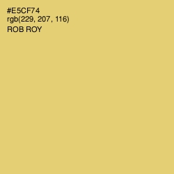 #E5CF74 - Rob Roy Color Image