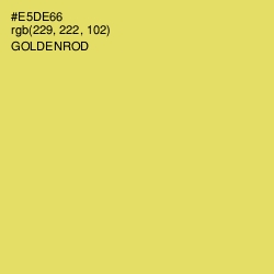 #E5DE66 - Goldenrod Color Image