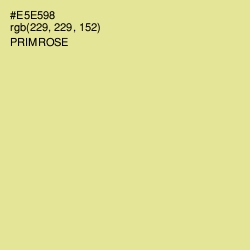 #E5E598 - Primrose Color Image