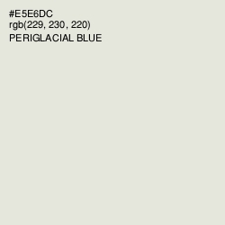 #E5E6DC - Periglacial Blue Color Image
