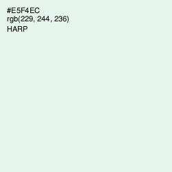 #E5F4EC - Harp Color Image