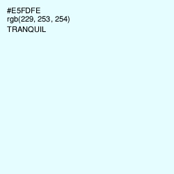 #E5FDFE - Tranquil Color Image