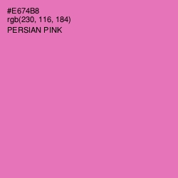#E674B8 - Persian Pink Color Image