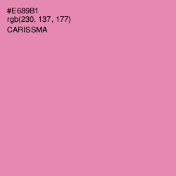 #E689B1 - Carissma Color Image
