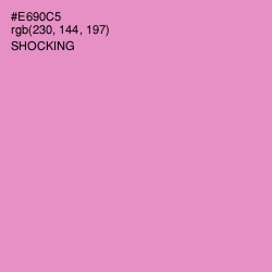 #E690C5 - Shocking Color Image