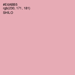 #E6ABB5 - Shilo Color Image