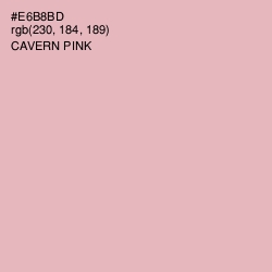 #E6B8BD - Cavern Pink Color Image