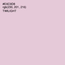#E6C9D8 - Twilight Color Image