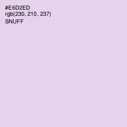 #E6D2ED - Snuff Color Image